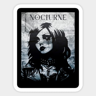 Nocturne – Gothic Fantasy Art Sticker